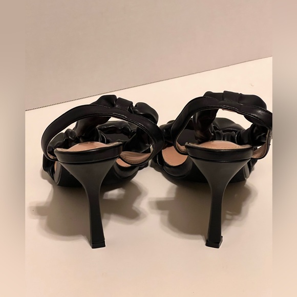 Cape Robbin Opale Square Open Toe Black Heels/Sandals, Size 10 - Picture 9 of 12